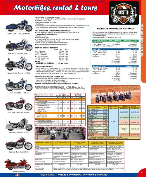 America Wings 'n Wheels Nederlands