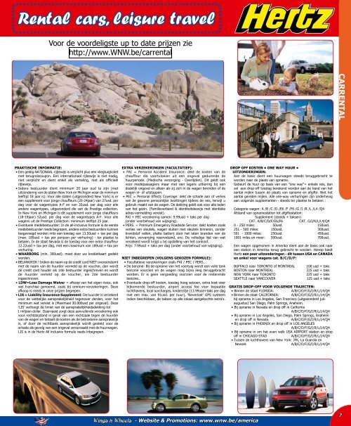 America Wings 'n Wheels Nederlands