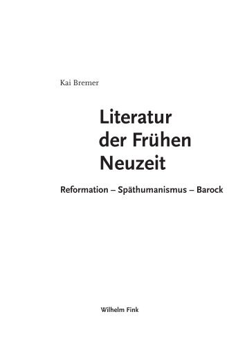 Literatur der Frühen Neuzeit