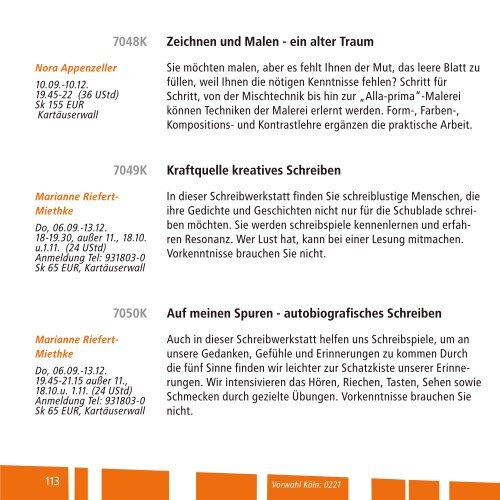 Programm 2|2012 - Melanchthon-Akademie