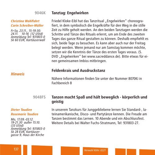 Programm 2|2012 - Melanchthon-Akademie