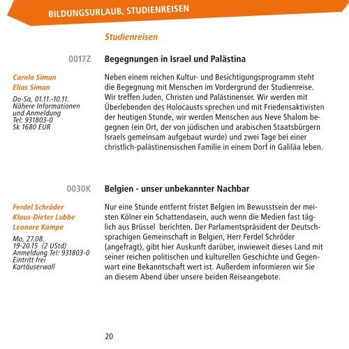 Programm 2|2012 - Melanchthon-Akademie