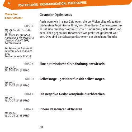 Programm 2|2012 - Melanchthon-Akademie