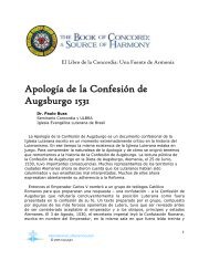 Apología de la Confesión de Augsburgo 1531 - International ...