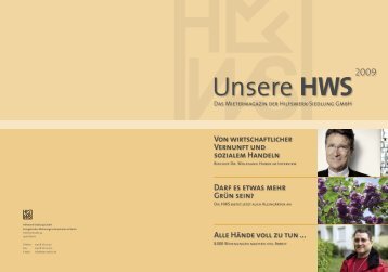 Hände voll zu tun - Hilfswerk-Siedlung GmbH