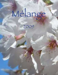 Mélange - Morristown-Beard School