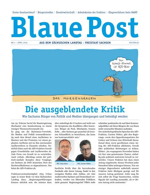 Blaue Post Nr.4 - April 2016