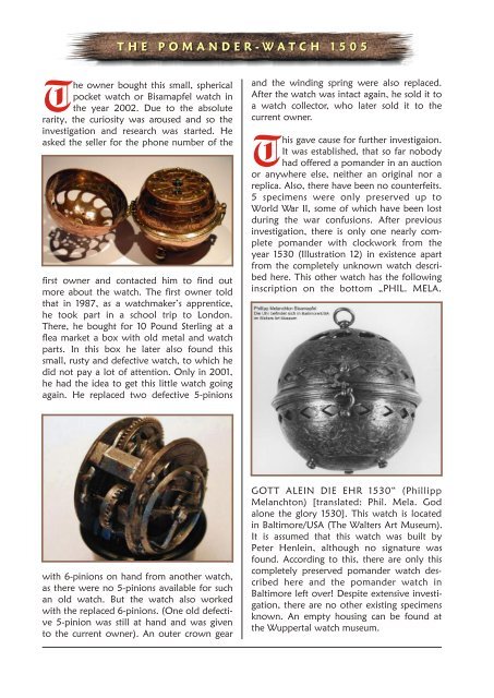 Pomander watch price sale