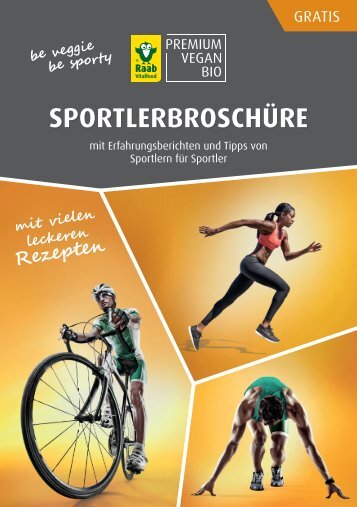 Sportlerbroschüre Raab Vitalfood