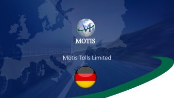 Motis Tolls Presentation March 2017 - DE