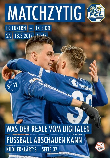 FC LUZERN MATCHZYTIG N°12 16/17 (RSL 25)