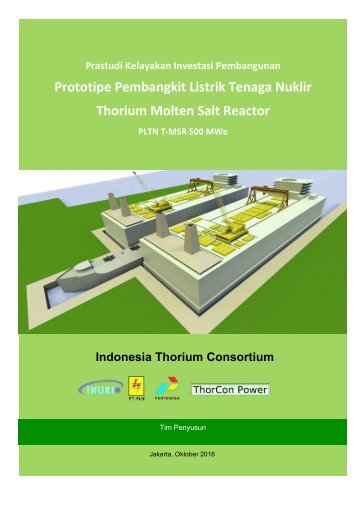 Prototipe Pembangkit Listrik Tenaga Nuklir Thorium Molten Salt Reactor