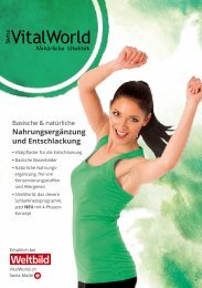 Basische & natürliche Nahrungsergänzung und Entschackung