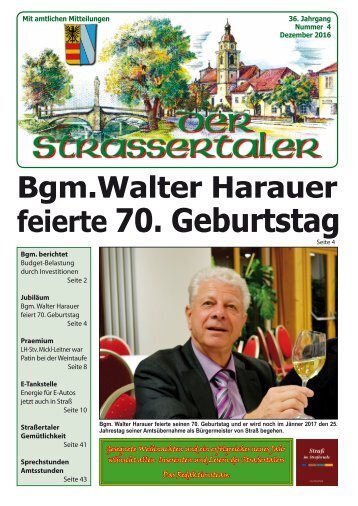 Der Strassertaler Dezember 2016