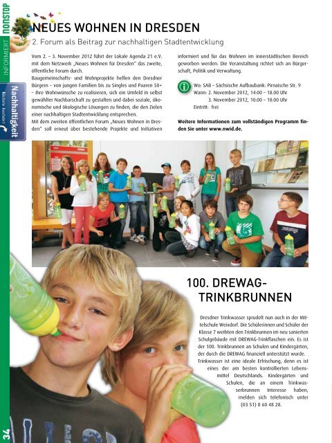 NEUE RUFNUMMERN! Das DREWAG-Magazin