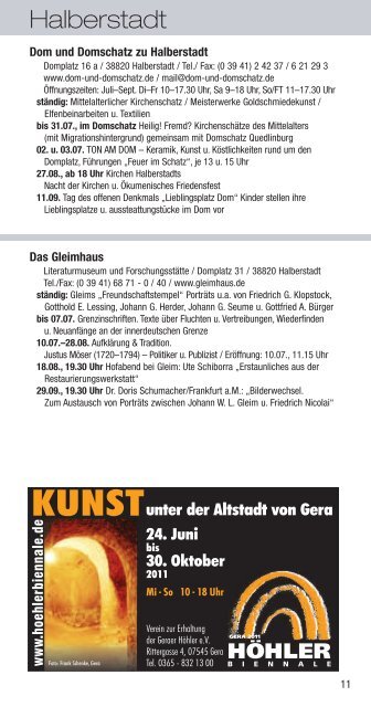 Kunst in IV 18.08 - KUNST in Mitteldeutschland