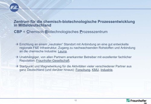 Mitteldeutsches Chemiedreieck und Bioraffinerien - biorefinica
