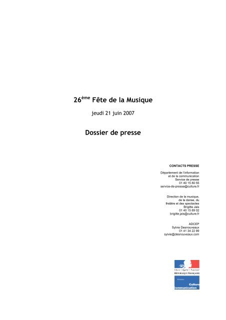 pdf - 5Mo - Le Ministère de la culture