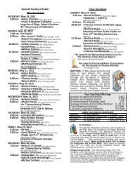 May 20, 2012 (pdf) - St. Rose of Lima Church, Belmar, NJ