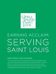 2011 Annual Report - Opera Theatre of Saint Louis