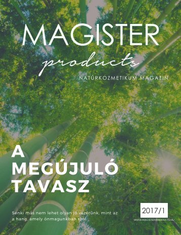 MAGISTER MAGAZIN 1. SZÁM