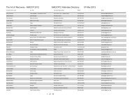 The Art of Recovery - MADCP 2012 MADCP12 Attendee Directory ...
