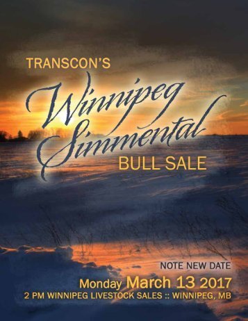 Transcon’s Winnipeg Simmental Bull Sale