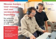 Nieuwe kansen voor mensen met een verstandelijke beperking