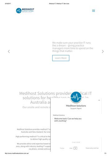 Medical IT, Medical IT Services