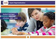 Impuls - Onderwijs Aanbod 2017-2018
