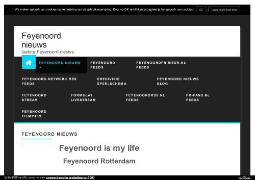 feyenoord is my life .eu