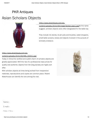 Asian Scholars Objects, Asian Scholars Objects Miami 