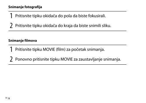 Sony DSC-H300 - DSC-H300 Mode d'emploi Bosniaque