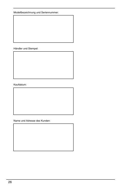 Sony VGN-FW54E - VGN-FW54E Documents de garantie Allemand