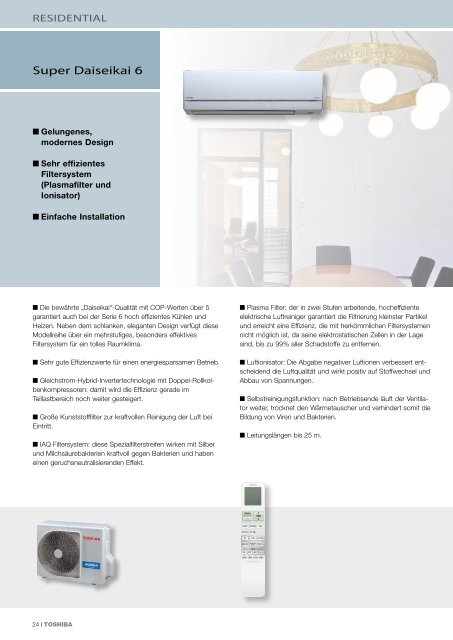 RESIDENTIAL - AIR-COND Klimaanlagen Handelsgesellschaft.mbH