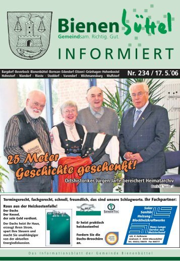 INFORMIERT - Gemeinde Bienenbüttel