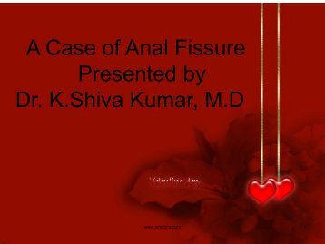A Case Of Anal Fissure - Similima
