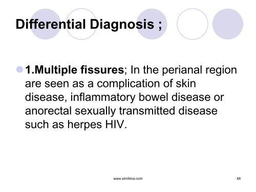 A Case Of Anal Fissure - Similima