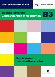 Sociale integratie ...straataanpak in de praktijk - Justus Uitermark