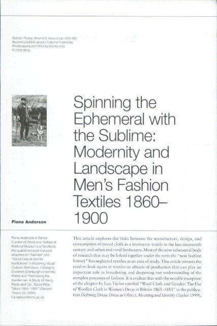 Spinning the Ephemeral PDF - SMU Fashion Media