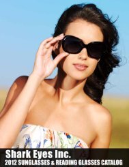 Ladies' Fashion Sunglasses 1-3 - Shark Eyes, Inc.