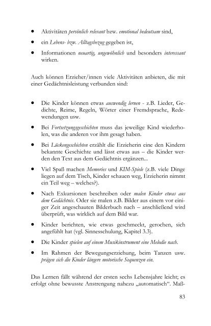 Martin R. Textor Bildung im Kindergarten - von Ingeborg Becker ...