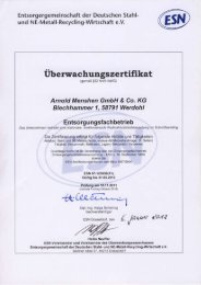 Entsorgungsfachbetrieb nach § 52 KrW-/AbfG - A. Menshen GmbH ...