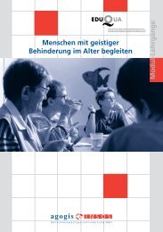 Modul–Lehrgang Menschen mit geistiger Behinderung im ... - Agogis