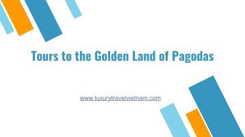 Tours to the Golden Land of Pagodas