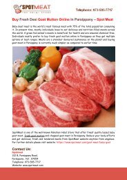 Buy Fresh Desi Goat Mutton Online In Parsippany – Spot Meat