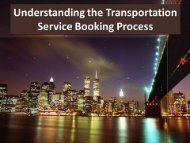 Understanding the Transportation Service Booking Process