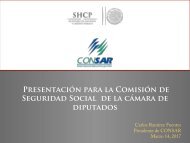 Presentación para la Comisión de Seguridad Social de la cámara de diputados