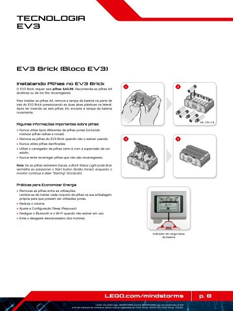 User Guide LEGO MINDSTORMS EV3 10 All PT