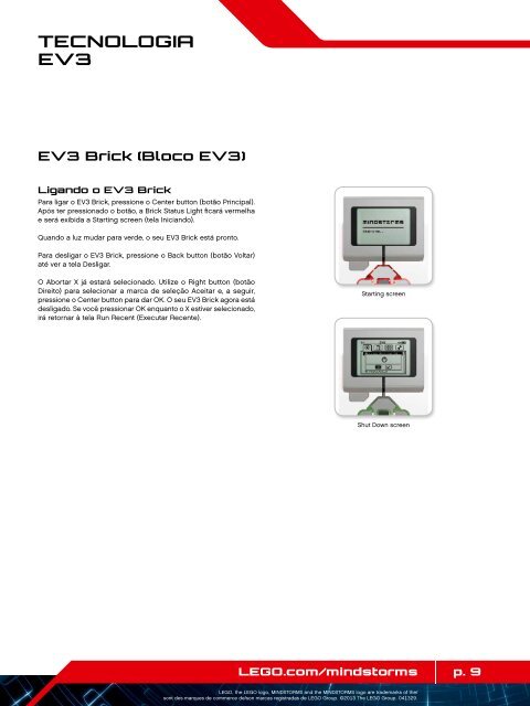 User Guide LEGO MINDSTORMS EV3 10 All PT